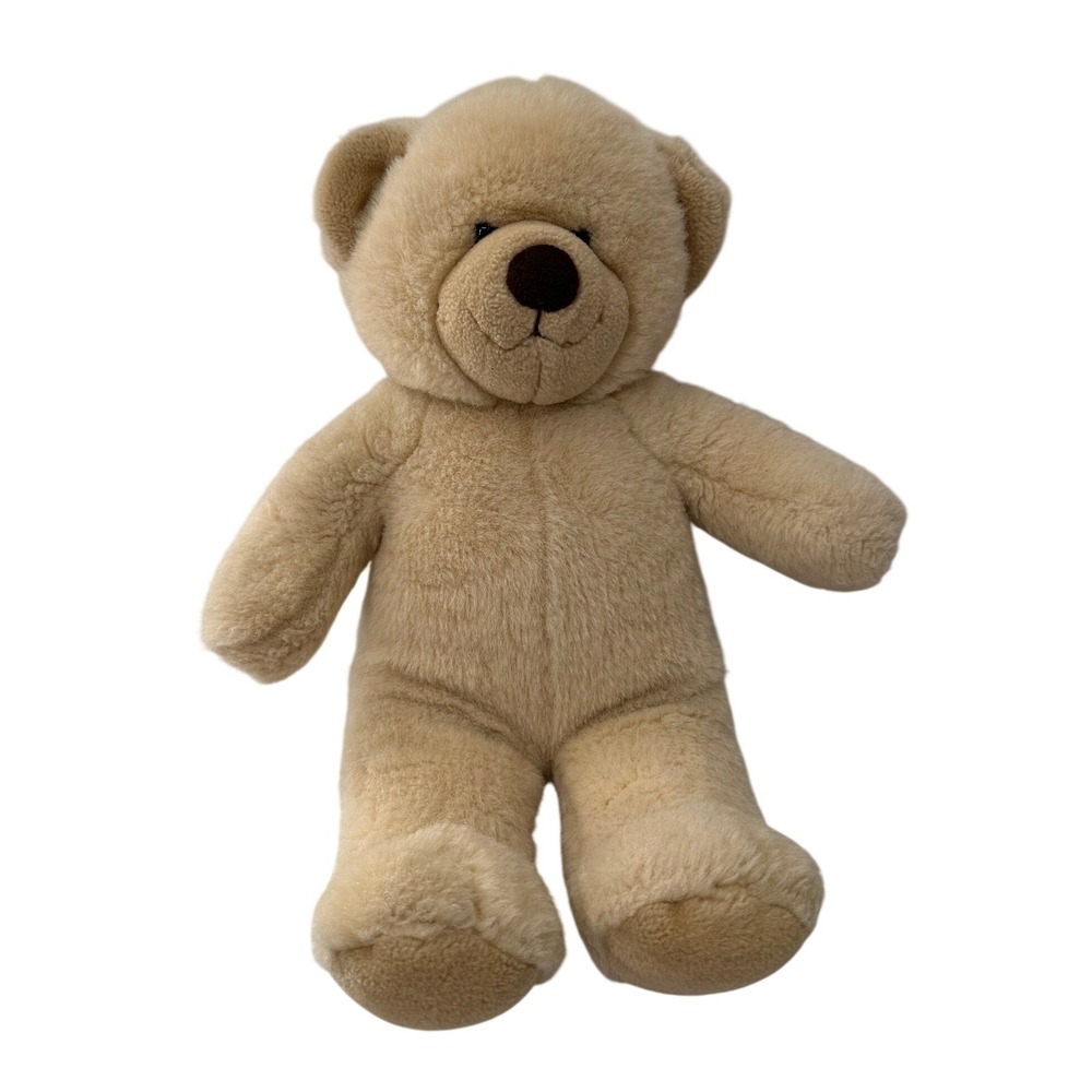 Build A Bear Teddy Bear Plush Tan Stuffed Animal 16in Kids Toy Nursery Decor